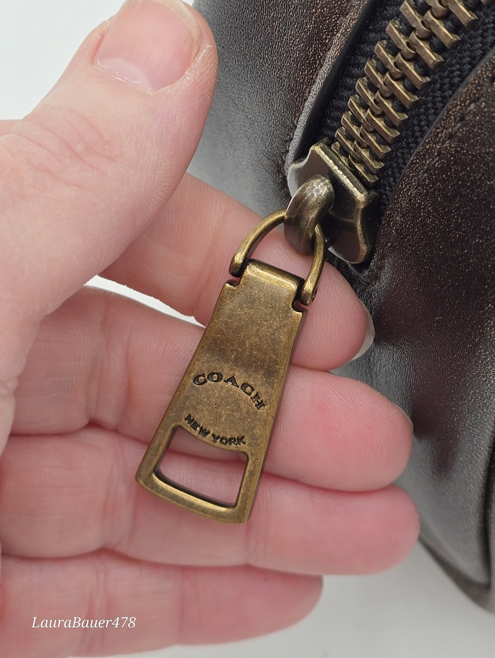 💥NWT💥Coach Twin Turnlock 20, Loved Leather - Picture 13 of 16